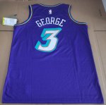 NBA 3 George Jazz Maillot Retro Violet